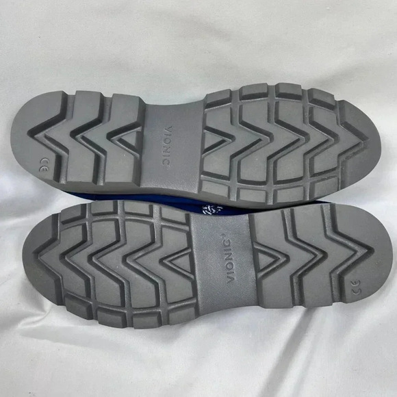 Vionic Size 8.5 Women Loafer Blue Suede Support Lace Up - Picture 7 of 7